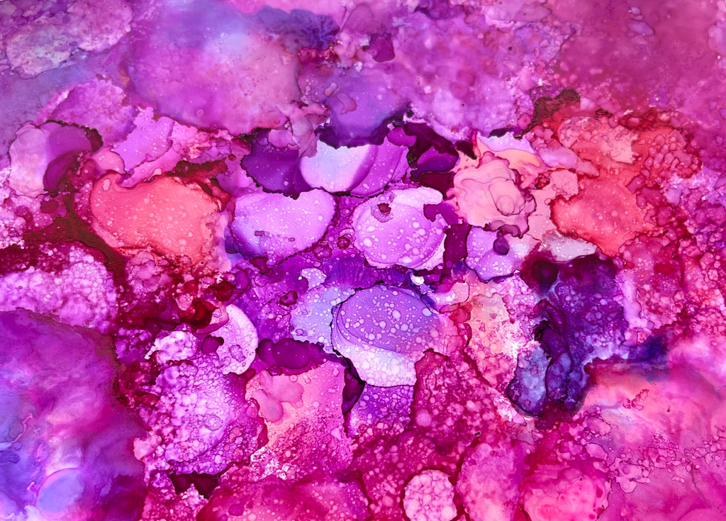 Exploring A New Medium: Alcohol Inks!