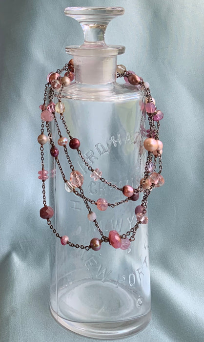 Roses and Cream Endless Necklace