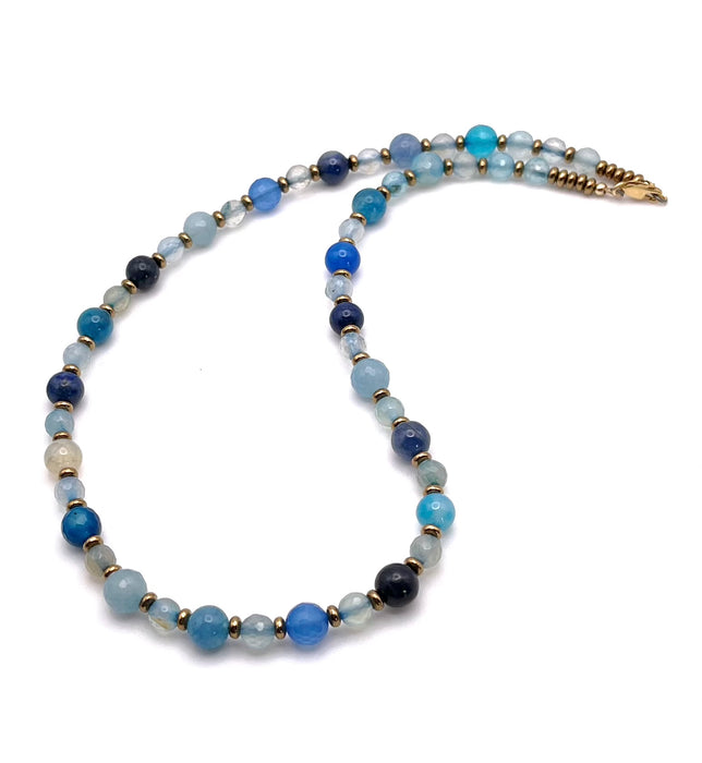 Love Those Blues Gemstone Necklace