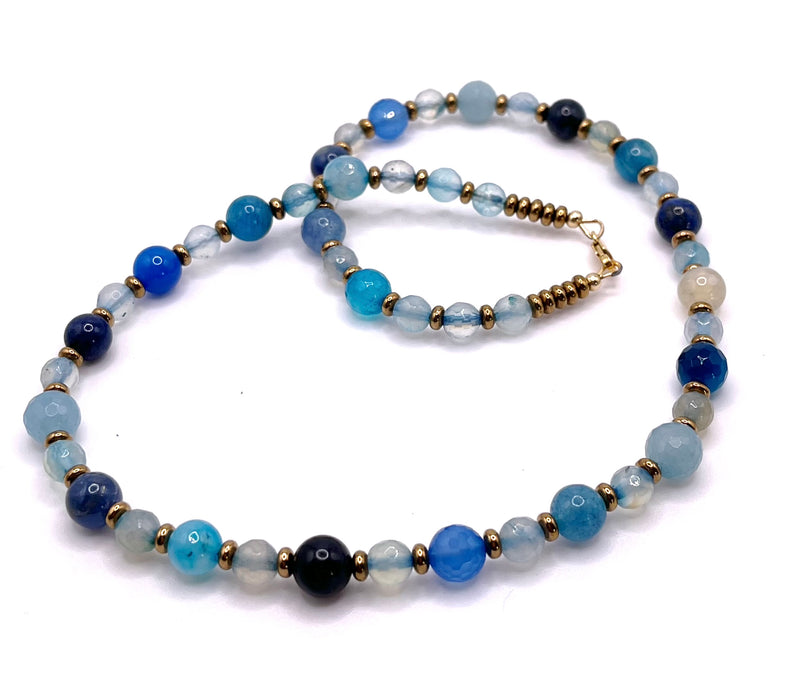 Love Those Blues Gemstone Necklace